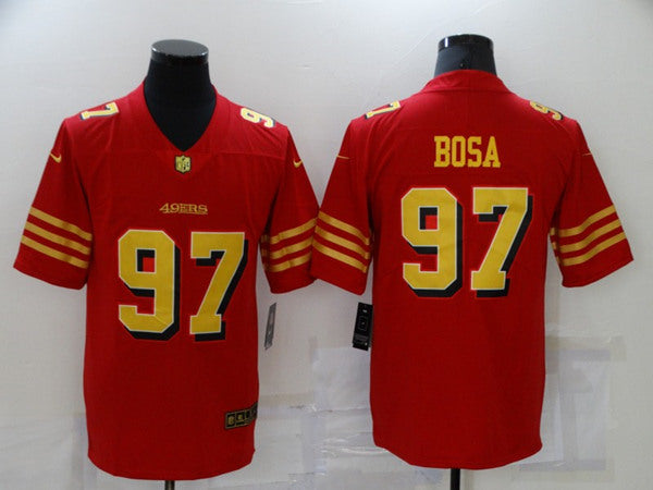 Nick Bosa San Francisco 49ers red jersey