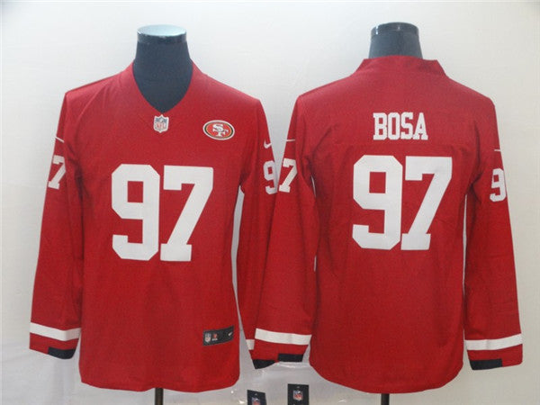 Nick Bosa San Francisco 49ers scarlet jersey