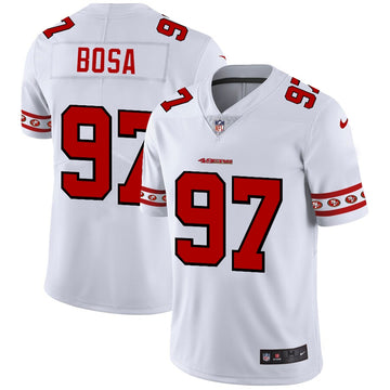 Nick Bosa San Francisco 49ers white jersey