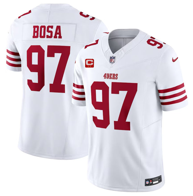 Nick Bosa San Francisco 49ers white FUSE jersey