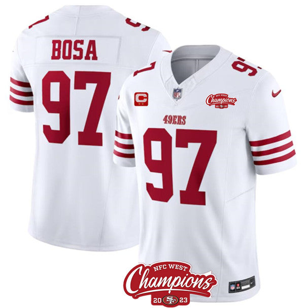 Nick Bosa San Francisco 49ers white FUSE jersey