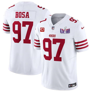 Nick Bosa San Francisco 49ers white FUSE jersey