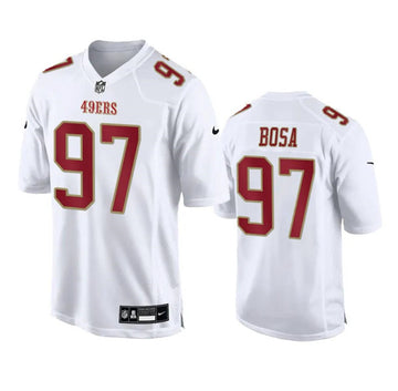 Nick Bosa San Francisco 49ers white Game jersey