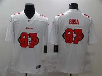 Nick Bosa San Francisco 49ers white Shadow jersey