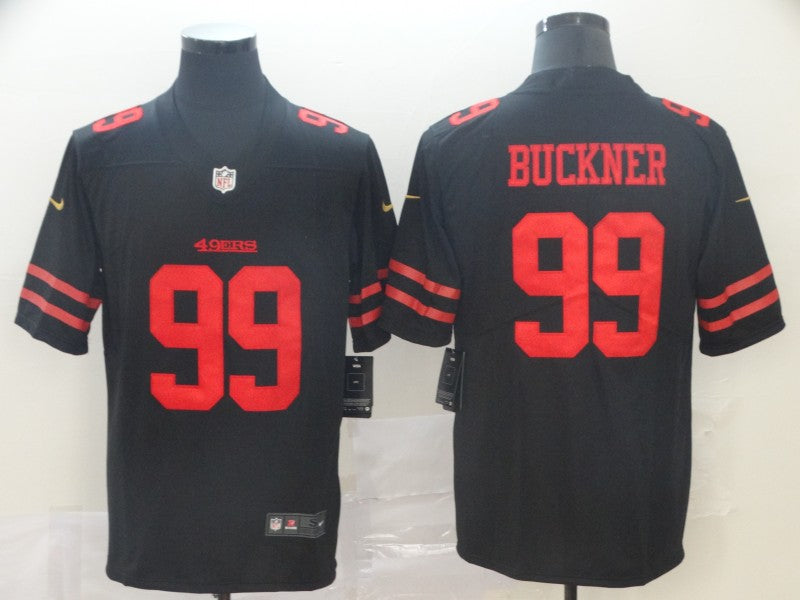 DeForest Buckner San Francisco 49ers black jersey