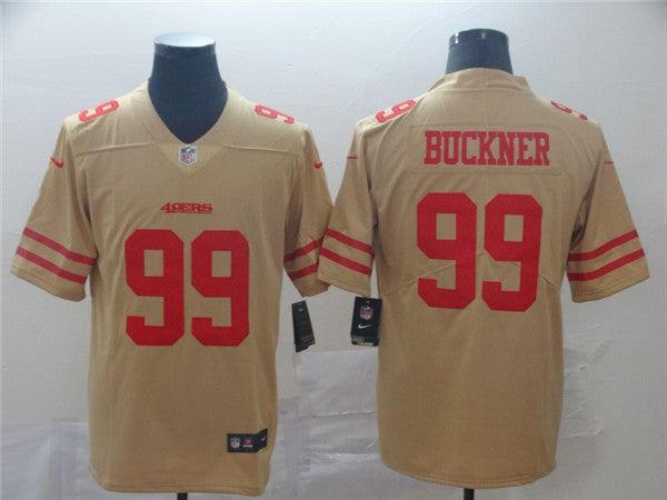 DeForest Buckner San Francisco 49ers gold Inverted Legend jersey