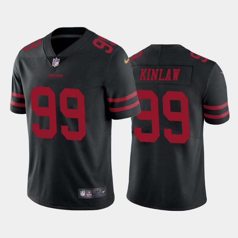 Javon Kinlaw San Francisco 49ers black jersey