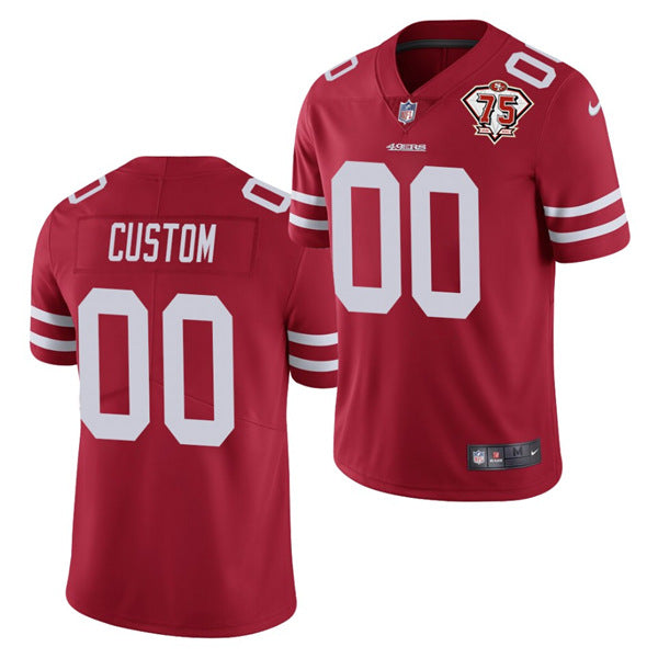 Custom San Francisco 49ers red jersey