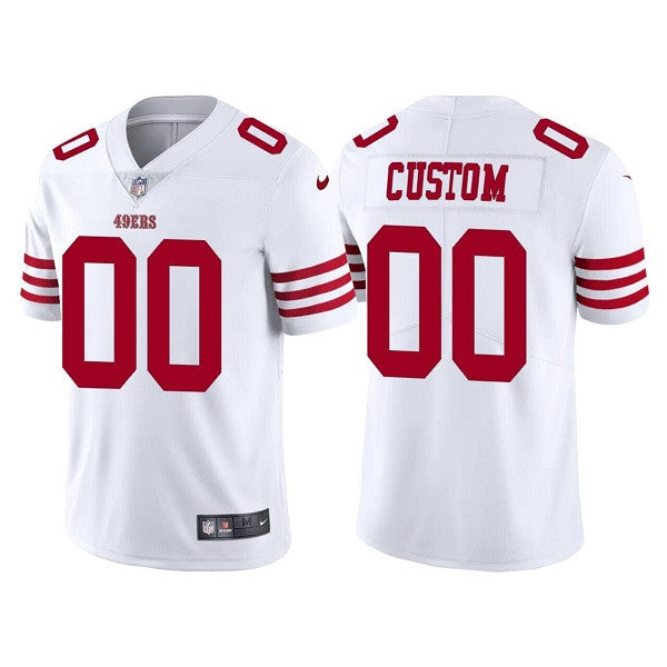 Custom San Francisco 49ers white jersey