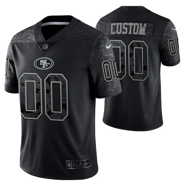 Custom San Francisco 49ers black jersey