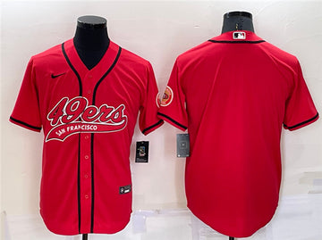 Custom San Francisco 49ers red jersey