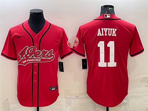 Custom San Francisco 49ers red jersey