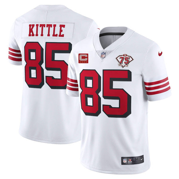 Custom San Francisco 49ers white jersey