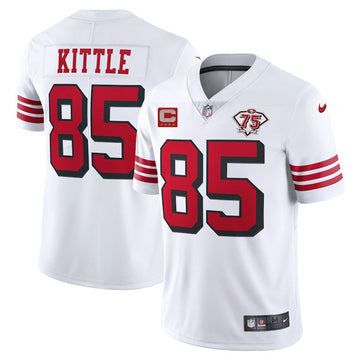 Custom San Francisco 49ers white jersey
