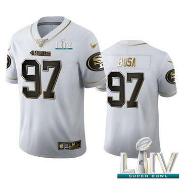 Custom San Francisco 49ers white jersey
