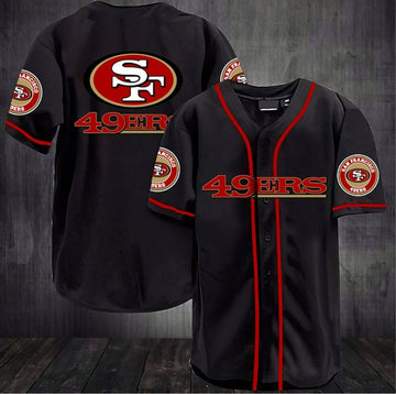 San Francisco 49ers black jersey
