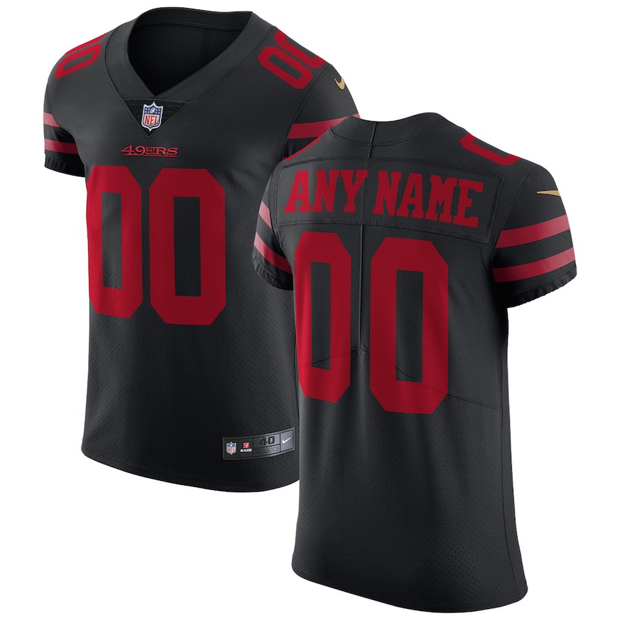 San Francisco 49ers black Elite jersey