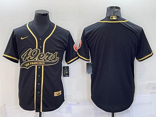 Custom San Francisco 49ers black jersey