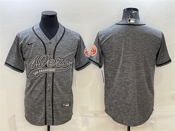 Custom San Francisco 49ers gray jersey