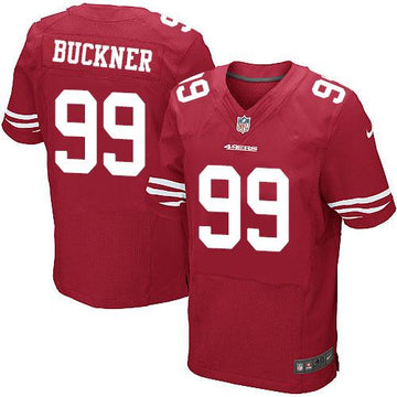 Custom San Francisco 49ers red Elite jersey