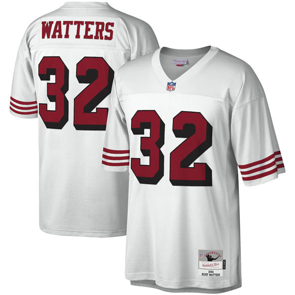 Ricky Watters San Francisco 49ers white jersey