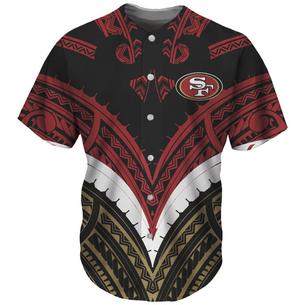 San Francisco 49ers red-black jersey