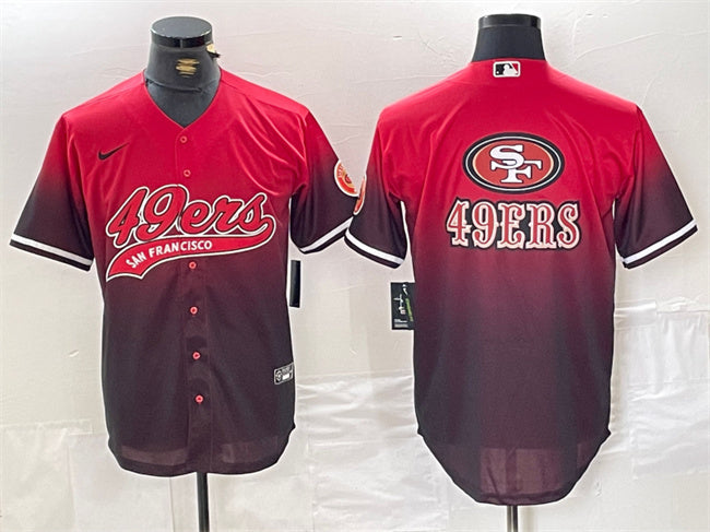 Team Big Logo San Francisco 49ers red-black jersey