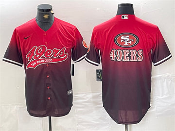 Team Big Logo San Francisco 49ers red-black jersey