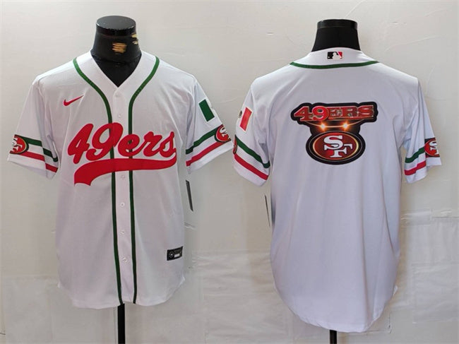 Team Big Logo San Francisco 49ers white jersey