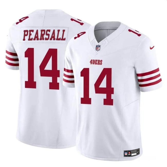 San Francisco 49ers white FUSE jersey