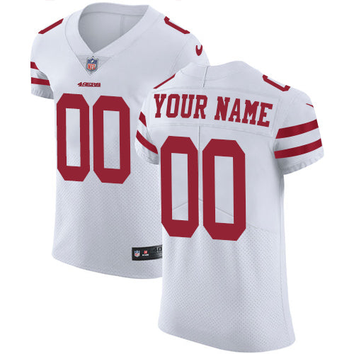 San Francisco 49ers white Elite jersey