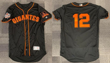 Joe Panik San Francisco Giants black jersey