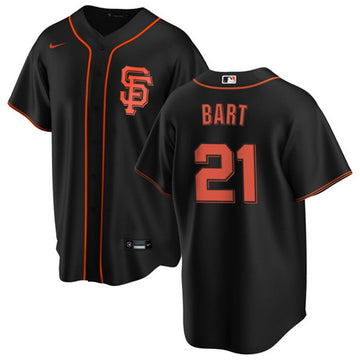 Joey Bart San Francisco Giants black jersey