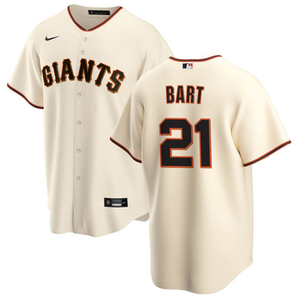 Joey Bart San Francisco Giants cream jersey