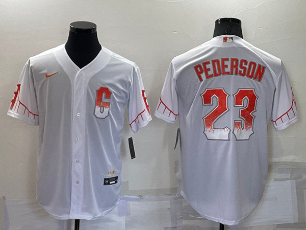Joc Pederson San Francisco Giants white City Connect jersey