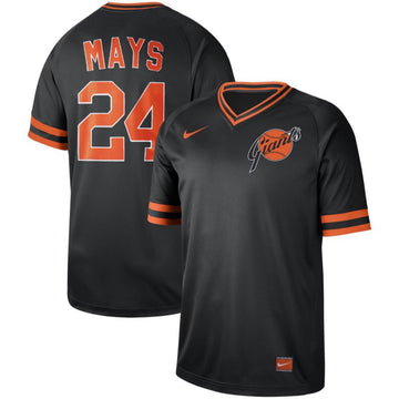 Willie Mays San Francisco Giants navy Legend jersey