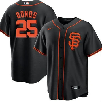 Barry Bonds San Francisco Giants black jersey