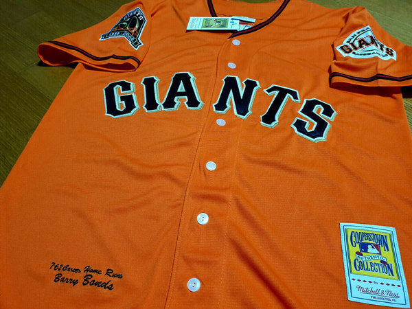 Barry Bonds San Francisco Giants orange jersey