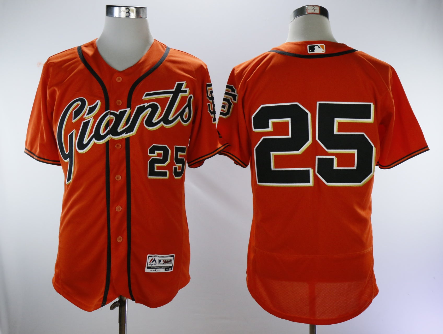 Barry Bonds San Francisco Giants orange Throwback jersey