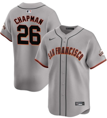 Matt Chapman San Francisco Giants gray Away jersey
