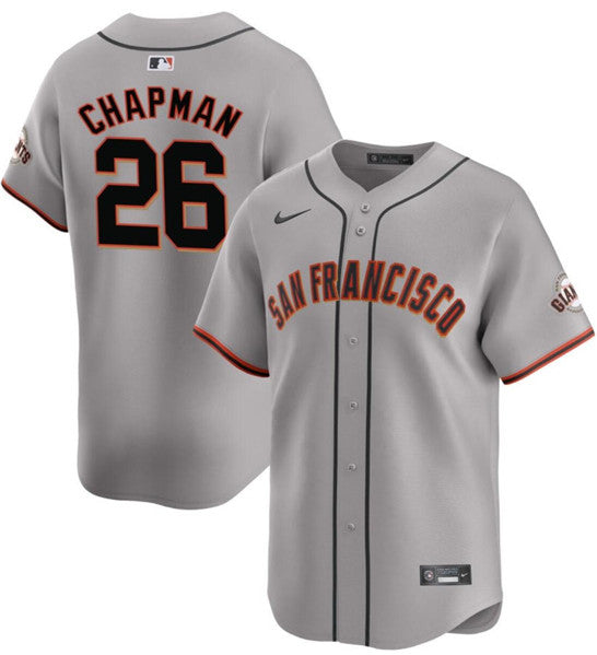 Matt Chapman San Francisco Giants gray Away jersey
