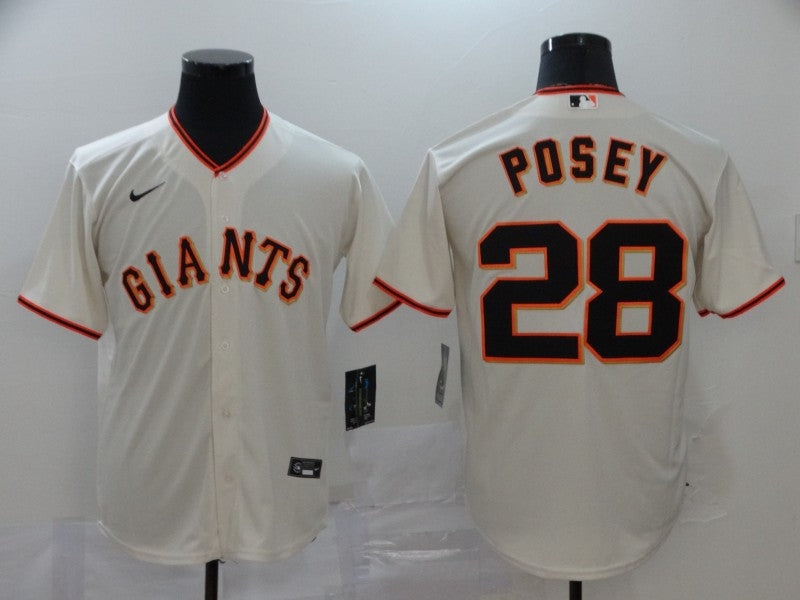 Buster PoseyWhite San Francisco Giants jersey