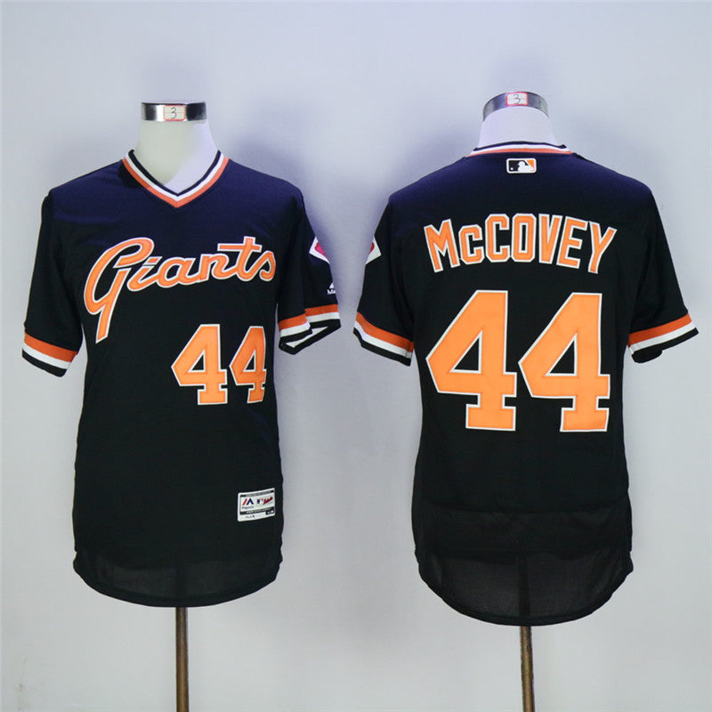 Willie McCovey San Francisco Giants black Throwback jersey