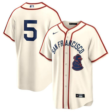 Mike Yastrzemski San Francisco Giants cream Classic jersey