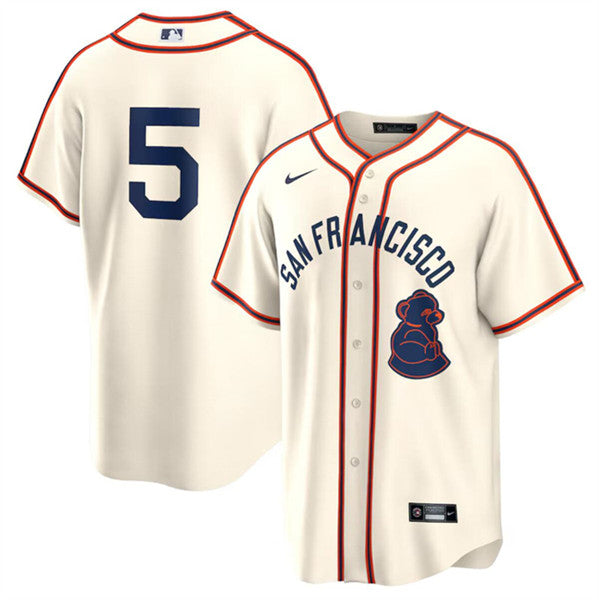 Mike Yastrzemski San Francisco Giants cream Classic jersey