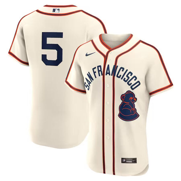 Mike Yastrzemski San Francisco Giants cream Classic jersey