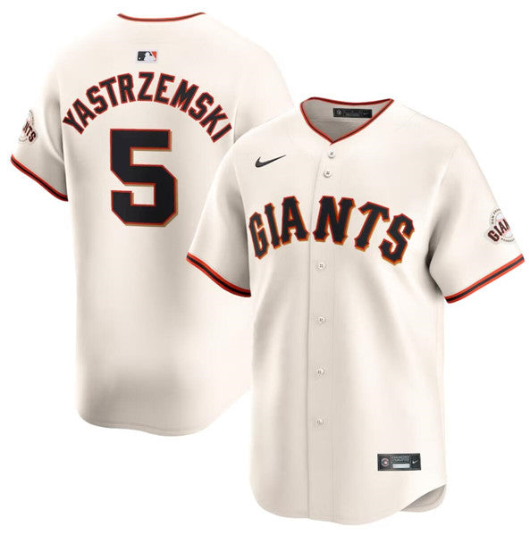 Mike Yastrzemski San Francisco Giants cream jersey