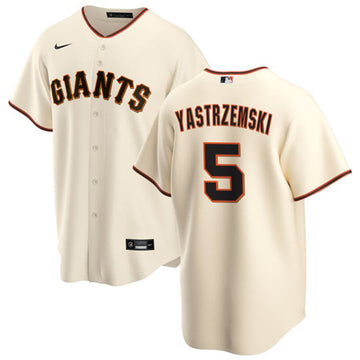 Mike Yastrzemski San Francisco Giants cream jersey