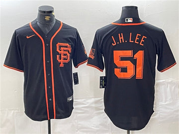 Jung Hoo Lee San Francisco Giants black jersey
