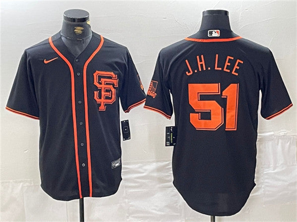 Jung Hoo Lee San Francisco Giants black jersey